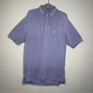 Peter Millar Summer Comfort Polo Shirt, Men's Striped, Golf, Size Extra Large